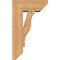Ekena Millwork Funston Slat Smooth Bracket w/ Offset Brace, Western Red Cedar, 7 1/2"W x 18"D x 30"H BKT0806X18X30FST06SWR - alternate 3